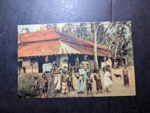 1907 Ceylon Postcard Cover to New York NY USA