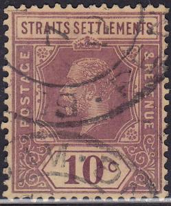 Straights Settlement 191a USED 1925 King George V DIE I