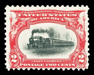 Scott 295 2c Pan-American Issue Mint Fine OG NH Cat $40