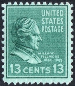 SC#818 13¢ Millard Fillmore (1938) MLH