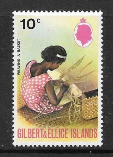 GILBERT & ELLICE IS. SG180w 1972 10c WMK INVERTED MNH