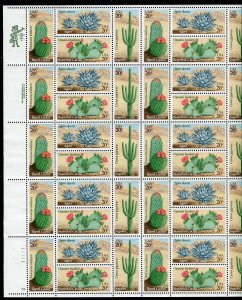1942 - 1945 Desert Plants Sheet of 40 20¢ Stamps MNH