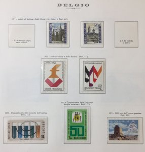 Belgium 1970/71+1974 MNH + Art Insects (Apx 65+) AB3242