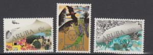 Aruba - 1990  - Fauna Flora protection Sc# 53/55 MNH (9584)