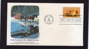 1940 Christmas, FDC Fleetwood