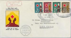 62444  -  DUTCH NEW GUINEA - POSTAL HISTORY - FDC COVER 1958:  RED CROSS