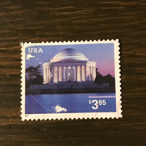US SCOTT 3647 -  $3.85 Jefferson Memorial (1) - MNH, XF - 2011 SSCV $8.50
