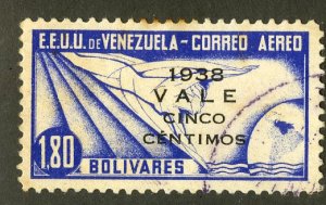 VENEZUELA C114 MNH BIN .85 ART