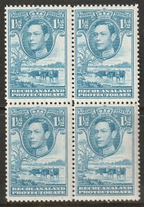 Bechuanaland 1938 Sc 126 block MNH**