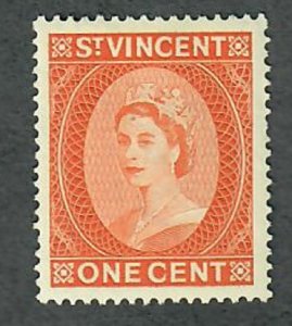 St. Vincent #186 Mint Hinged single