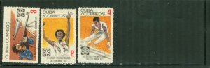 Cuba Olympics Lot 2 , 3 stamps