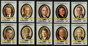 Liberia Sc #933-942 MNH