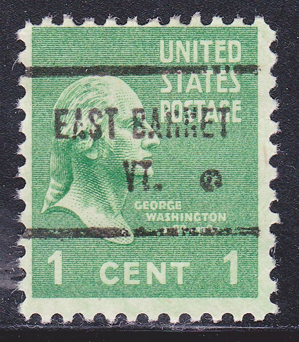 Precancel - East Barnet, VT - PSS 713 - A Better Town and Type