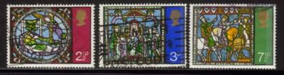 Great Britain Sc 661-3 1971 Christmas stamps used