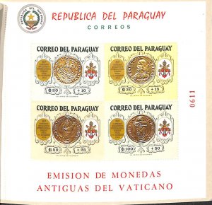 Paraguay 1964, Eucharistic congress s/s in booklet, MNH
