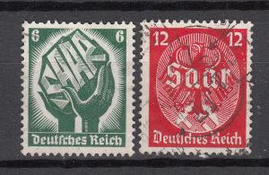 Germany - 1934 Saar Plebiscite  Sc# 444/445 (1970)