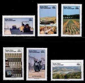 TURKISH Republic of Northern  Cyprus Scott 252-257 MNH**  1989  set