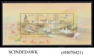 KAZAKHSTAN - 2001 FLORA & FAUNA / WILD ANIMALS BIRDS FLOWERS - MIN/SHT MNH