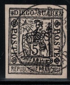 Diego Suarez 1891 SC 10 Used CV $100