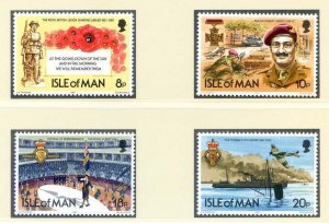 1981 Isle of Man SG205/SG208 Royal British Legion Set Unmounted Mint