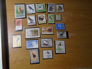 Birds  #  15  used / MNH