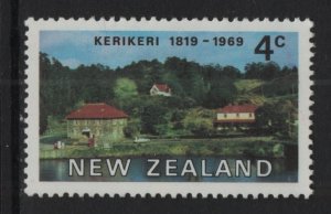 New Zealand  #427  MNH  1969  oldest house  4c