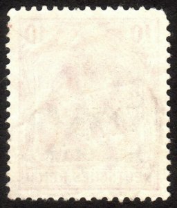 1914, Belgium, German Occupation 10c, Used, Sc N3