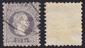 Austria - 1878 - Scott #39 - used - WIEN III GELDANWEISUNG pmk