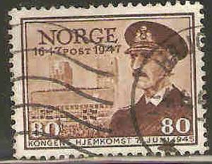 Norway Used Sc 289 - Return of King Haakon VII