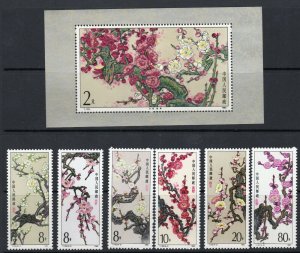 1985 China PRC Plum Blossoms Sc 1974-1980  CV $61.90