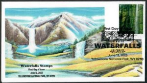 5800e -FDC - 63c - Waimoku Falls, Hawaii – Waterfalls - Wally Jr Cachet- BWP