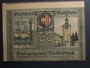 ​GERMANY-NOTEGELD-1920 100 YEARS OLD ANTIQUE MONEY #115 MINT-VERY FINE