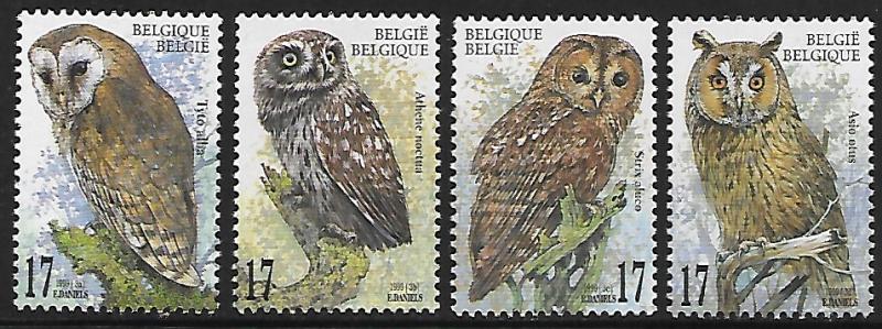 Belgium # 1724-1727 - Owls set of 4 - MNH    [R]