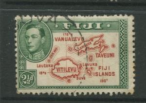 Fiji - Scott 134 - KGVI - Definitive - 1941 - Used - Single 2.1/2p - Stamp