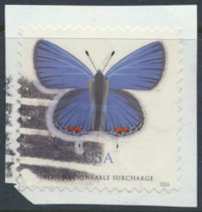 USA Sc# 5136  Used SA on piece  Butterfly non machinable see details / scan