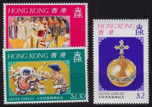 HONGKONG HONG KONG [1977] MiNr 0331-33 ( **/mnh )