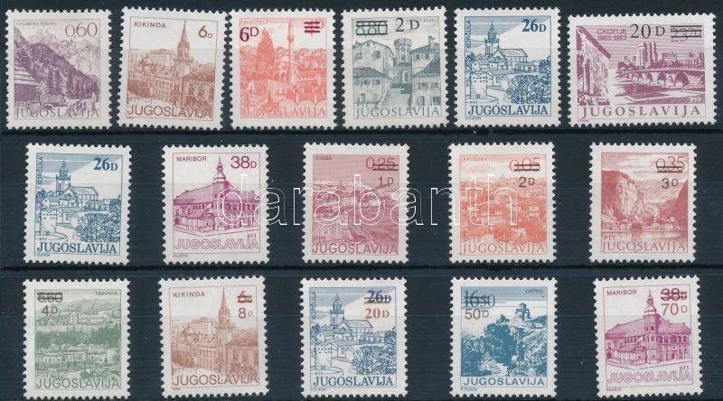 Yugoslavia stamp 1984-1986 16 definitive stamps 1984 MNH  WS239407