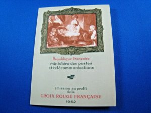 FRANCE  1962 -  SCOTT # B365a - COMPLETE RED CROSS BOOKLET  -  MNH     (Hf20)