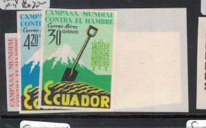 Ecuador SC C398-400 Imperf MOG (6haa)