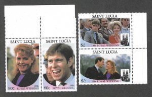 St Lucia 839-840 MNH 2021 SCV $3.50