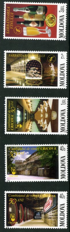 MOLDOVA 432-6 MNH SCV $5.00 BIN $2.75 WINE