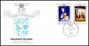Solomon Islands 346-347 U/A FDC