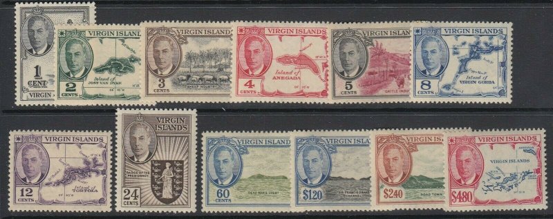 Virgin Islands, Scott 102-113 (SG 136-147), MNH