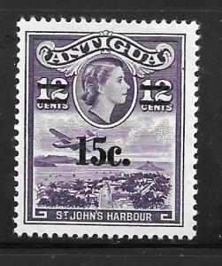 Antigua 152: 15c on 12c St. John's Harbour surcharged, MH, VF