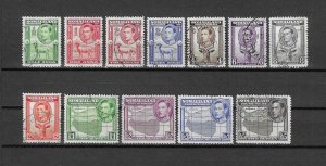 SOMALILAND 1938 SG 93/104 USED Cat £475