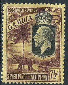 Gambia 111 SG 132 MVLH F/VF 1927 SCV $26.00