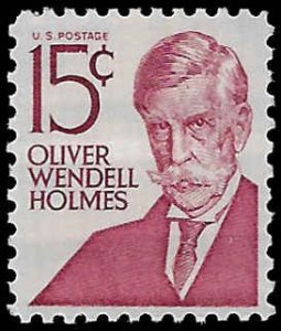 U.S. #1288 MNH; 15c Oliver Wendell Holmes (1968)