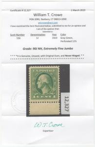 #536 GEM NH w/ Crowe Certificate (GP2)