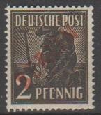 (DE 10435) Mi: 21  1949  U/m Cat €  3.50 signed Schlegel