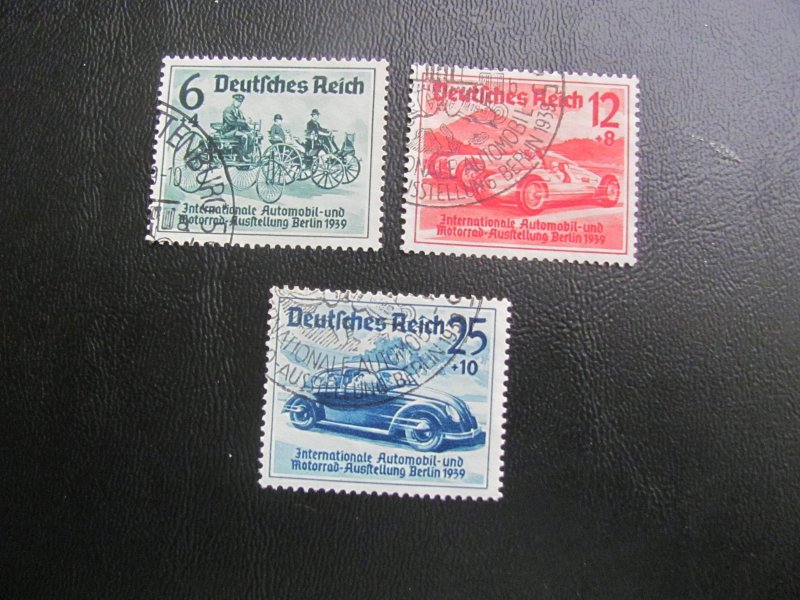 GERMANY 1939 USED SC B134-6 CAR RACING   XF 17 EUROS  (113)